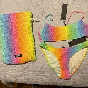Triangl Rainbow Bikini NWT